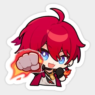 Honkai Star Rail Chibi Luka 2 Sticker